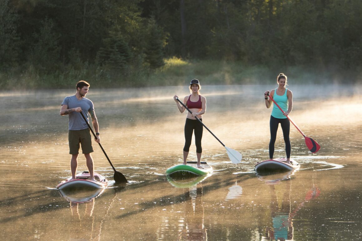 Balade en paddle entre amis