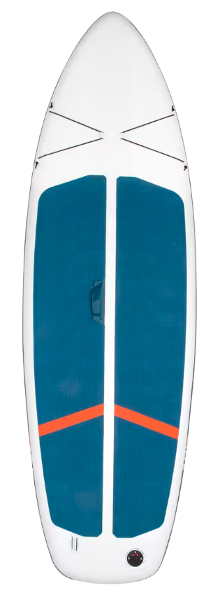 Stand up paddle Itiwit ultra compact et stable 10 pieds (130 kg max) blanc et bleu