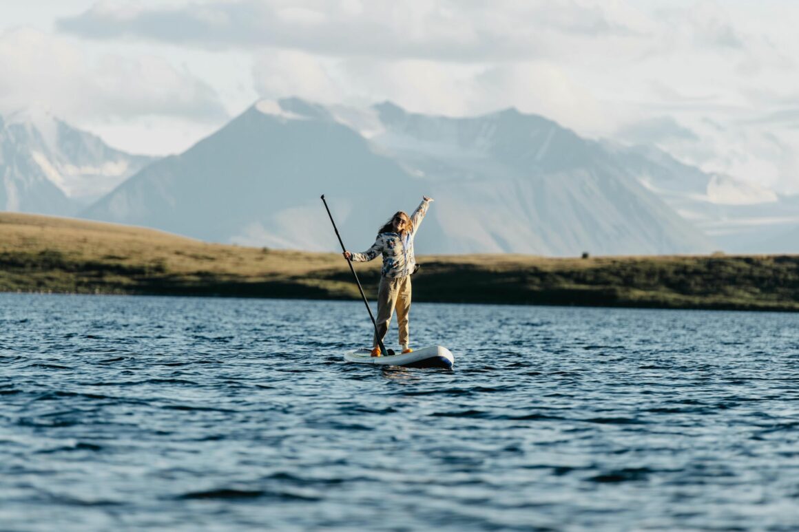 Paddle à la montagne