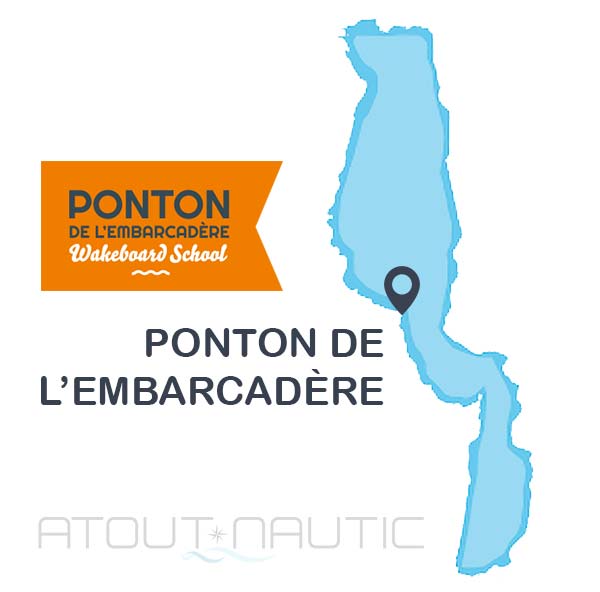 Location de paddle à Annecy - Ponton de l'embarcadère
