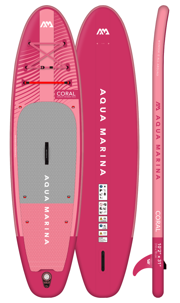 Paddle Aqua Marina Coral Raspberry