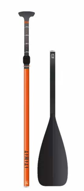 Pagaie de paddle 500 réglable en carbone d'Itiwit, la marque de Decathlon