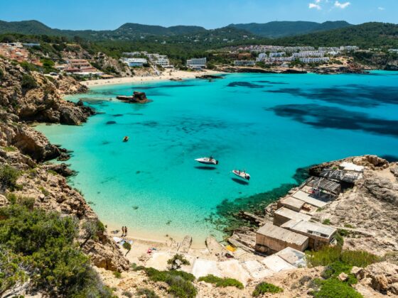 Plage de Ibiza en paddle